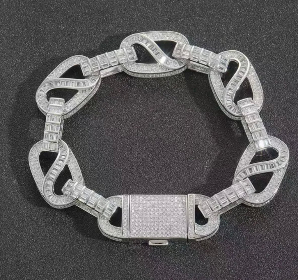 Bracelet Royal Link VVS Moissanite