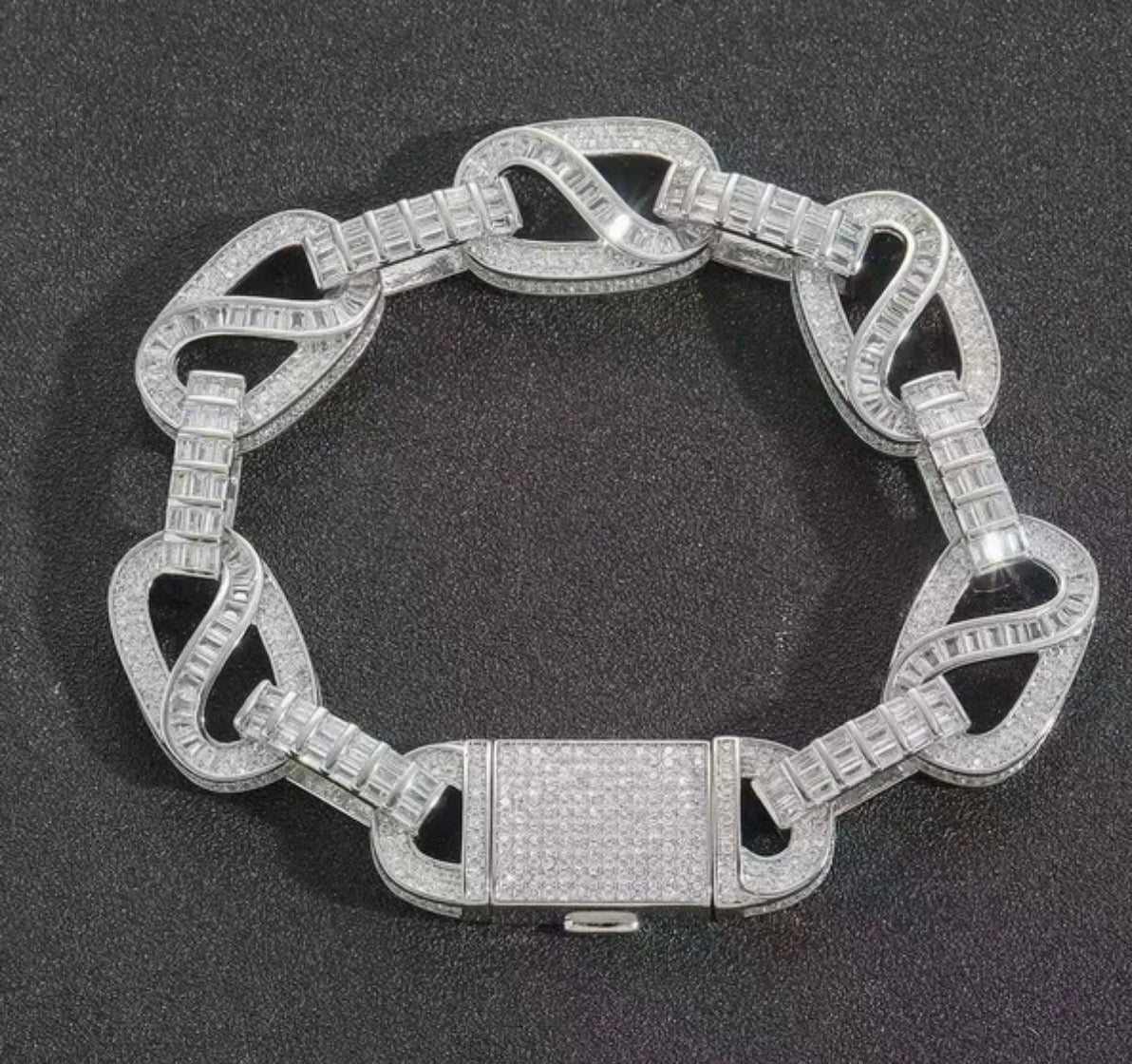 Bracelet Royal Link VVS Moissanite