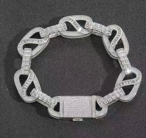 Bracelet Royal Link VVS Moissanite