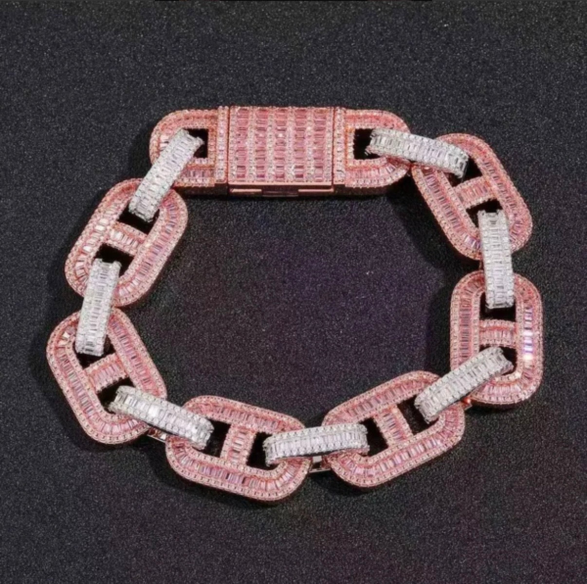 Bracelet Royal Link VVS Moissanite