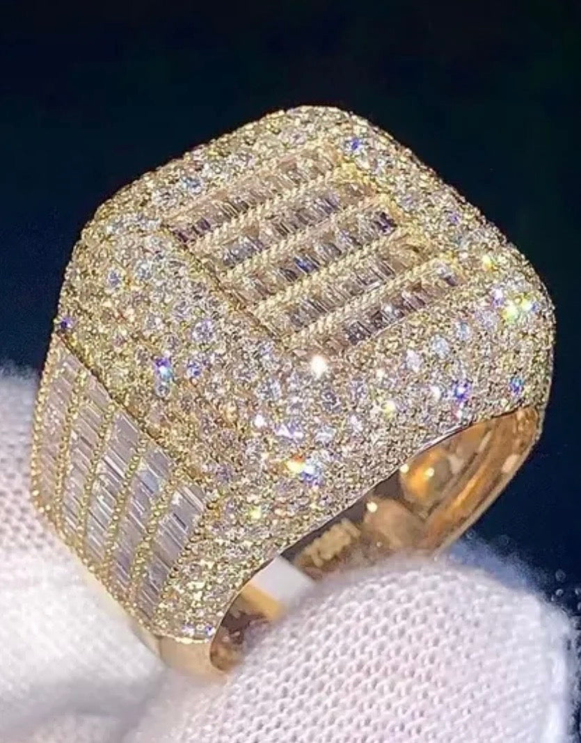 Bague Royale VVS Moissanite – Or